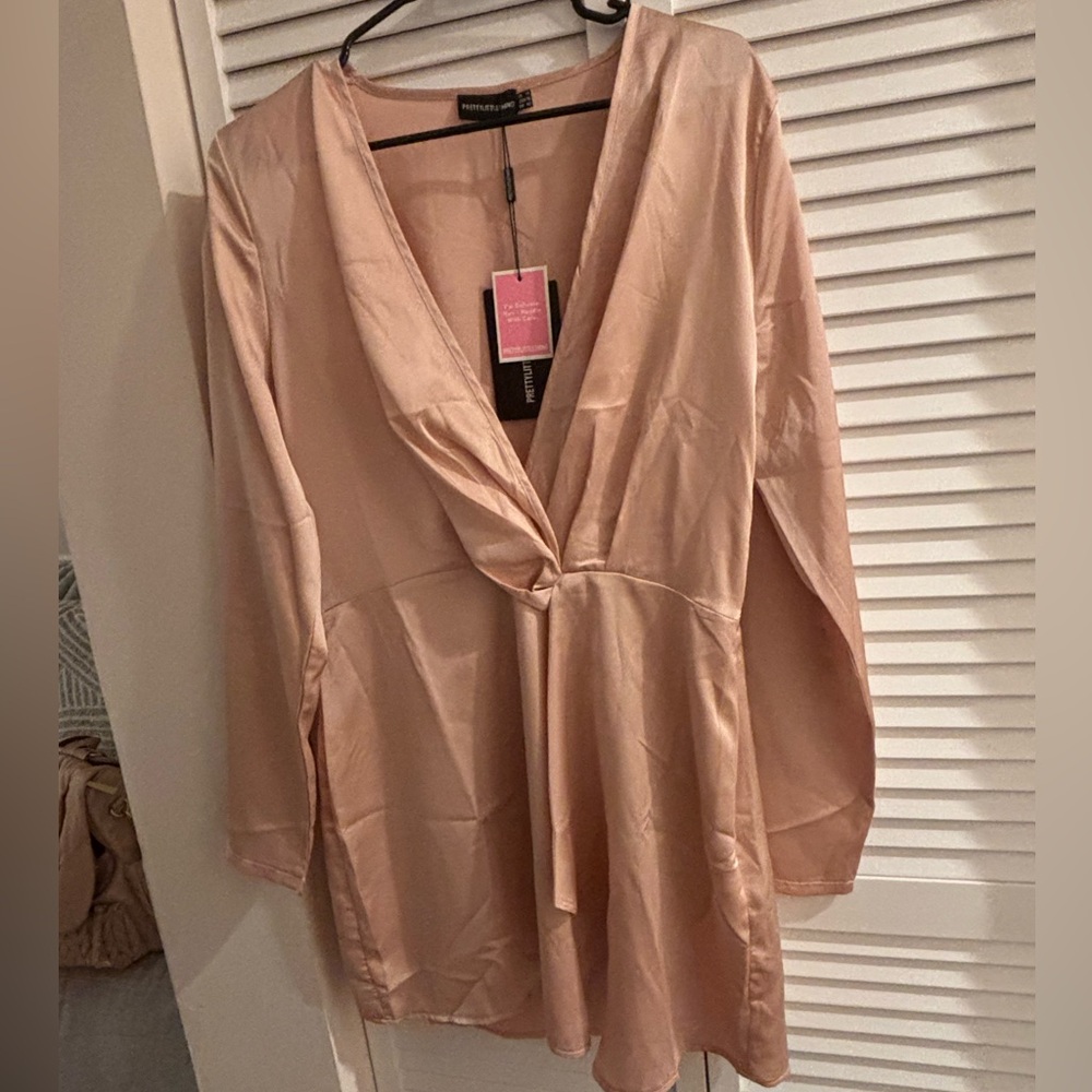 Pretty little things satin dress